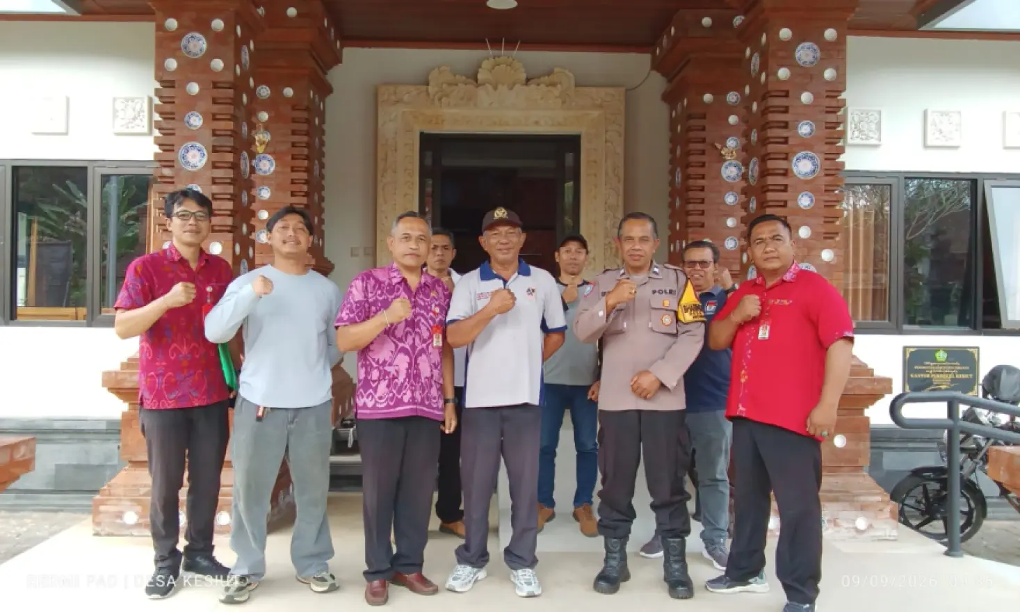 Kunjungan Badan Kesatuan Bangsa dan Politik Kabupaten Tabanan ke Desa Kesiut