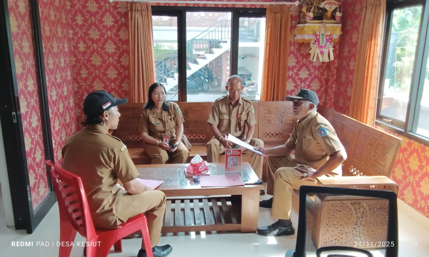 Kunjungan dari Dinas Sosial Kabupaten Tabanan