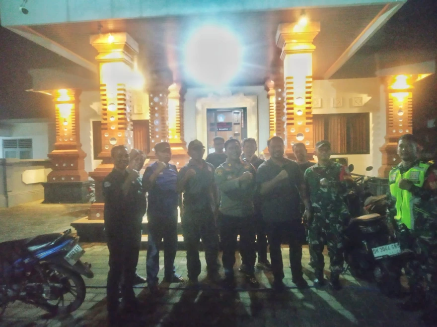 Kunjungan dari Camat Kerambitan, Kapolsek Kerambitan dan Danramil pada Malam Perayaan Tahun Baru 2026